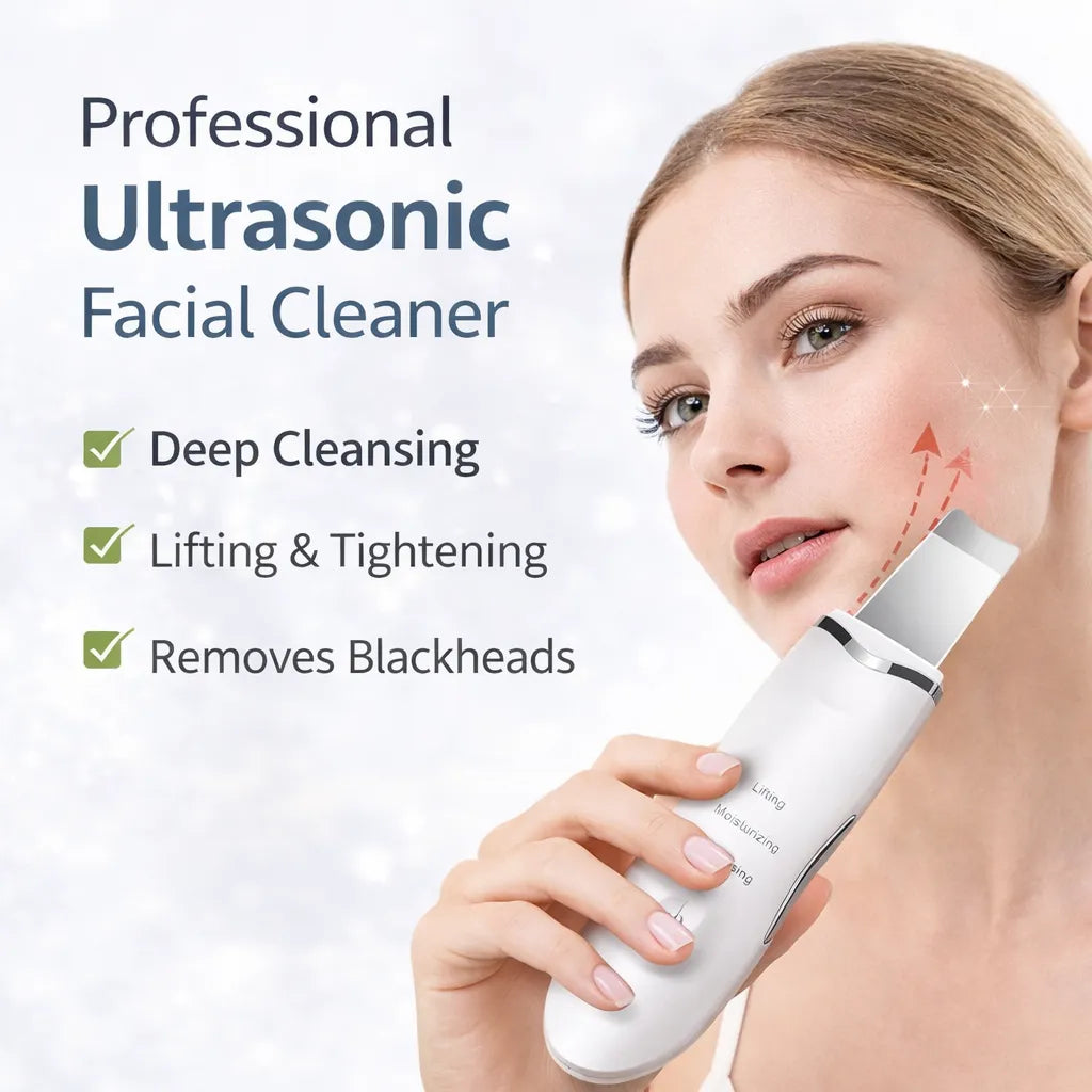 Mode Ultrasonic Facial Skin Scrubber – Deep Cleansing & Blackhead Remover