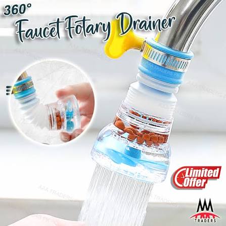 360 Degree Adjustable Rotatable Faucet Extender Water Saving Tap for Kitchen